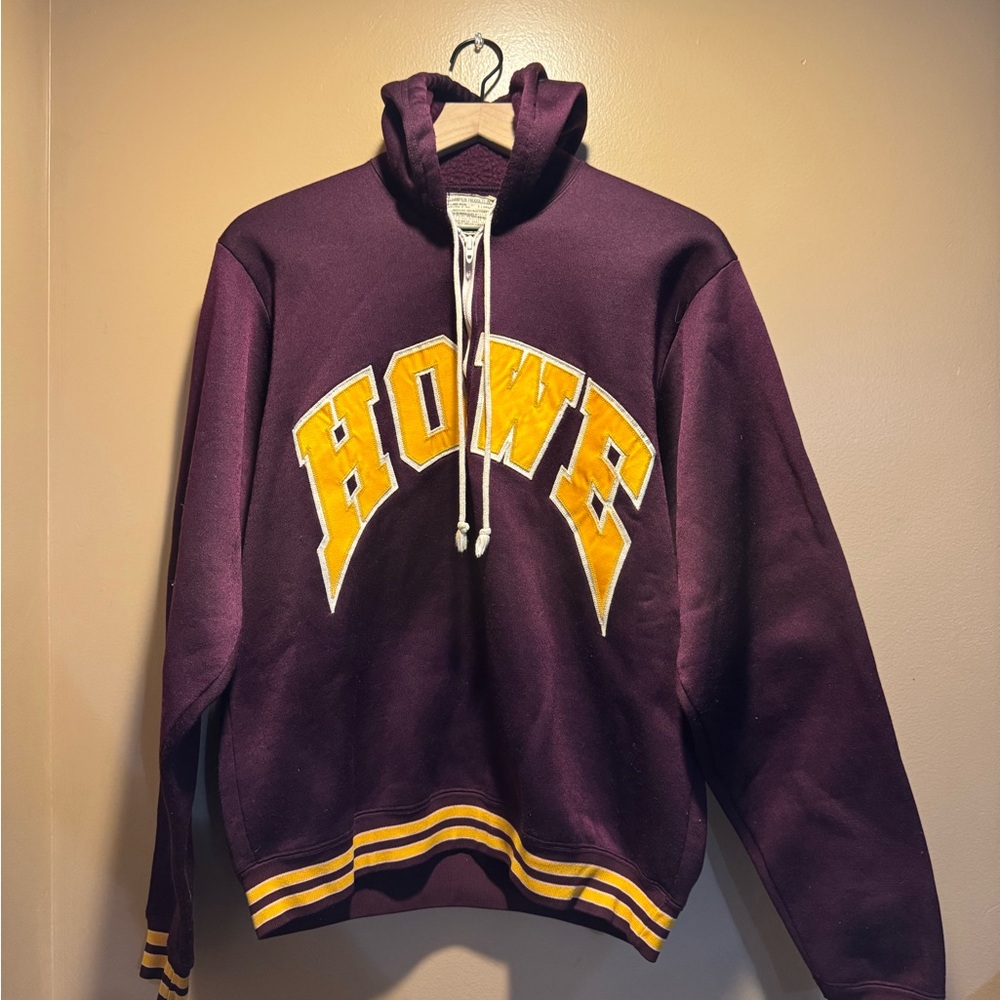 Champion Purple and Yellow Zip Up Sweater